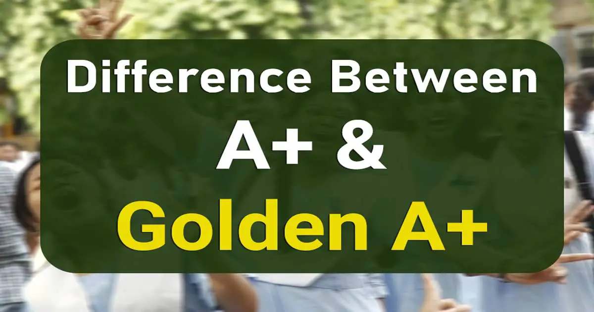 Difference Between A+ and Golden A+